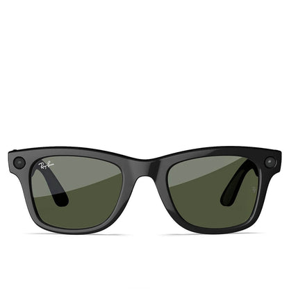 Meta Wayfarer - Shiny Black/G-15 Green
