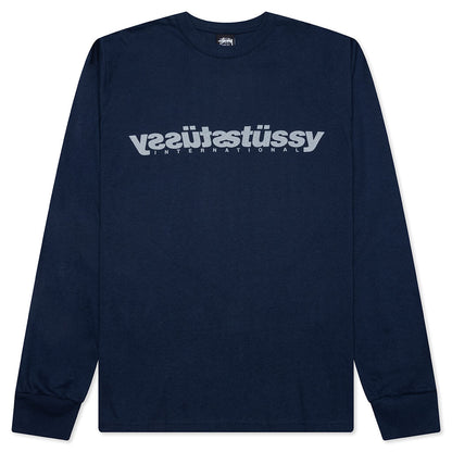 Mirror L/S Tee - Navy