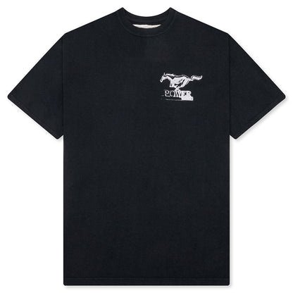 Mustang Cross T-Shirt - Hard Washed Black