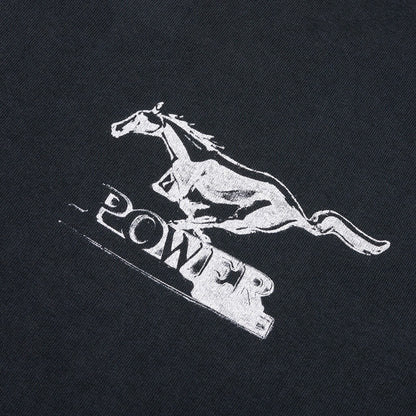 Mustang Cross T-Shirt - Hard Washed Black
