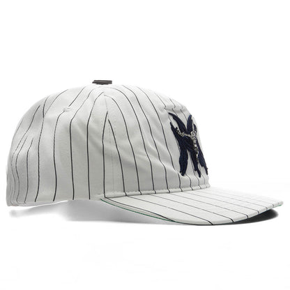 NY Flame Snapback - White