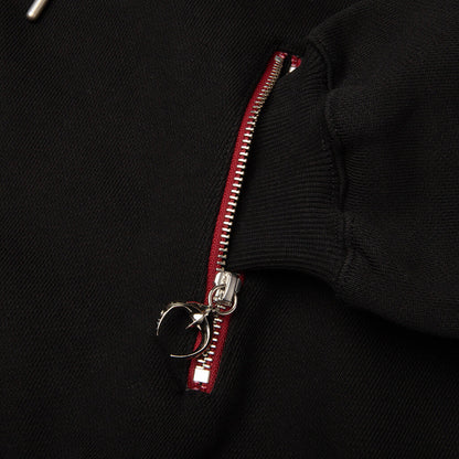 New Rock Zip-Up Hoodie - Black