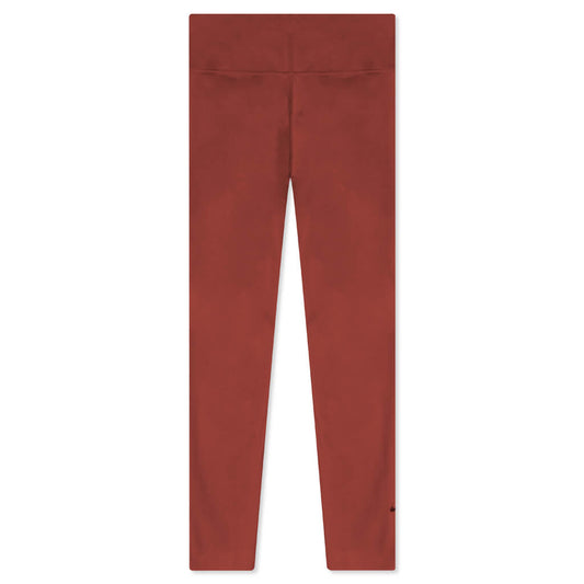 One Luxe Women's Mid-Rise 7/8 Leggings - Redstone/Clear