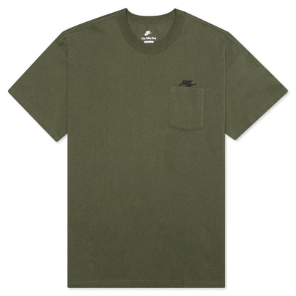 Premium Sportswear Essential Pocket T-Shirt - Rough Green/Black