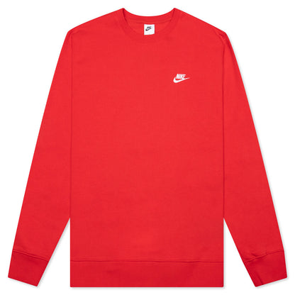 Sportswear Club Fleece Crew - University Red/White