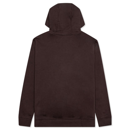 Sportswear Club Fleece Full-Zip Hoodie - Brown Basalt/Brown Basalt/White