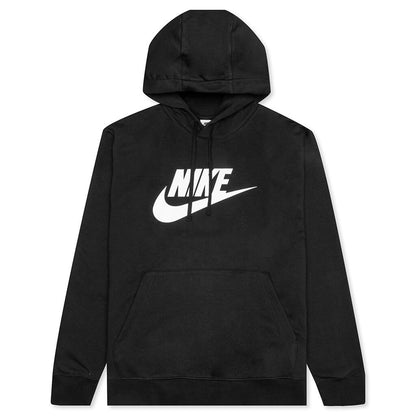 Sportswear Club Fleece Graphic Pullover Hoodie - Black/White