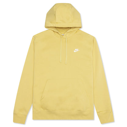 Sportswear Club Fleece Pullover Hoodie - Saturn Gold/White