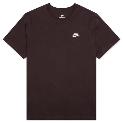 Sportswear Club T-Shirt - Brown Basalt/White