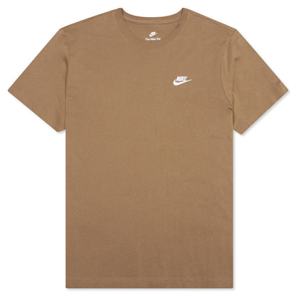 Sportswear Club T-Shirt - DK Driftwood/White