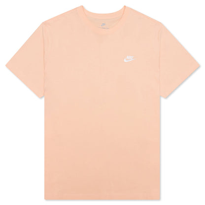 Sportswear Club T-Shirt - Orange Chalk/White