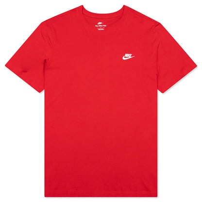 Sportswear Club T-Shirt - University Red/White