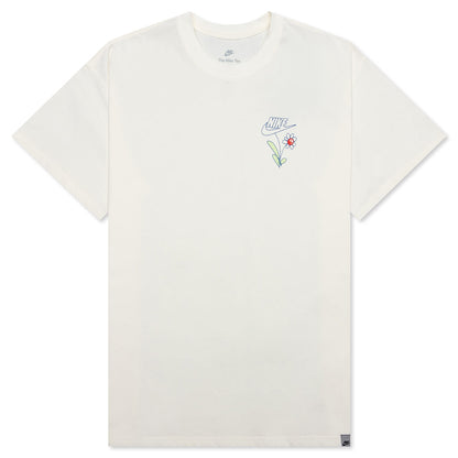 Sportswear T-Shirt - Pure/Signal Blue/Lime Ice