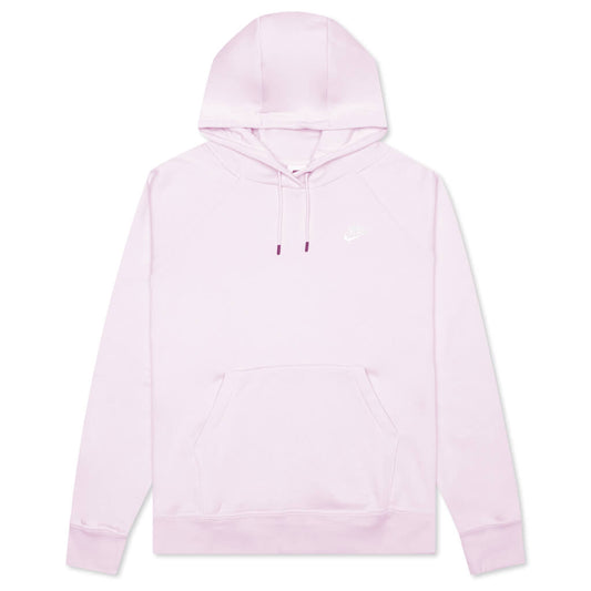 Sportswear Women’s Essential Fleece Pullover Hoodie - Regal Pink/White
