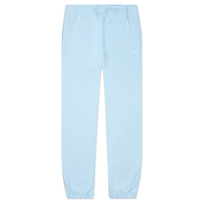 Women's Solo Swoosh Fleece Pants - Celestine Blue/White