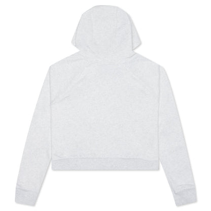 Sportswear Women's Essential Cropped Hoodie - Birch Heather/Black