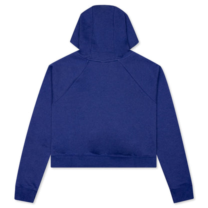Sportswear Women's Essential Cropped Hoodie - Lapis/Heather