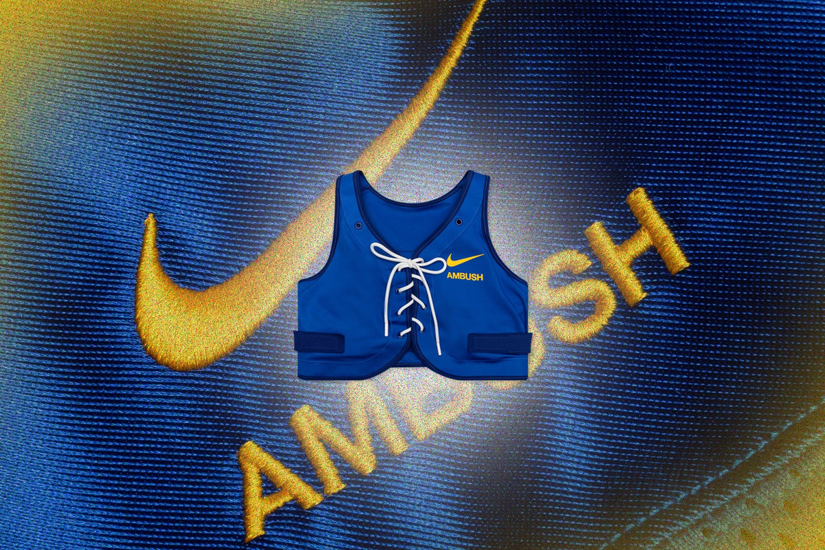 Nike x Ambush Women's Lux Bra - Game Royal/University Gold