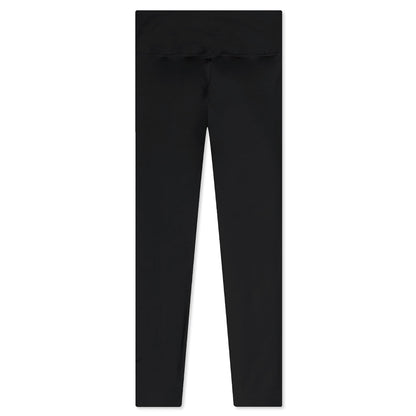 One Luxe Women's Mid-Rise 7/8 Leggings - Black/Clear