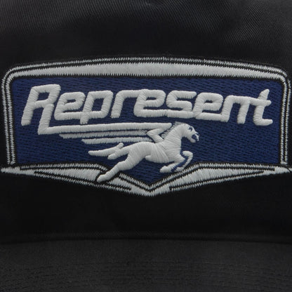 Represent x '47 Brand Nothing Faster Applique Patch Cap - Jet Black