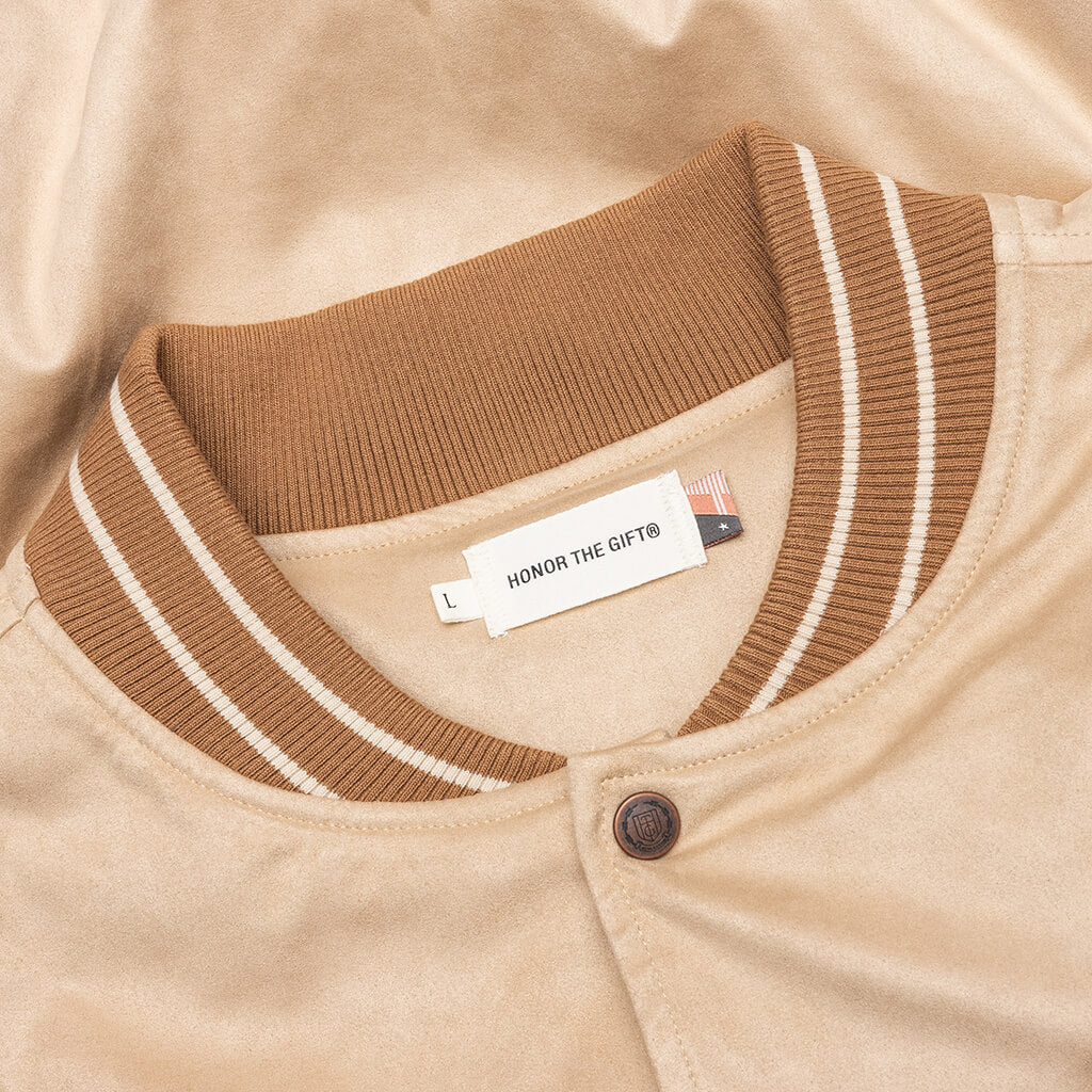 Oil Head Varsity - Tan