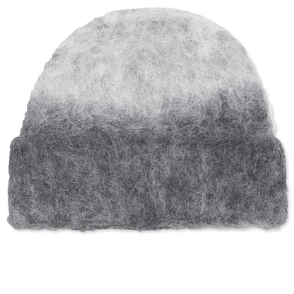 Ombre Knit Beanie - Light Grey