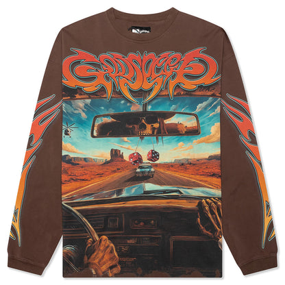 On The Run L/S Tee - Mocha