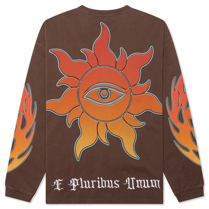 On The Run L/S Tee - Mocha