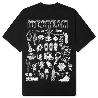 Order Up S/S Knit Tee - Black