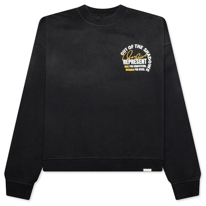Out Of The Shadows Sweatshirt - Stained Black