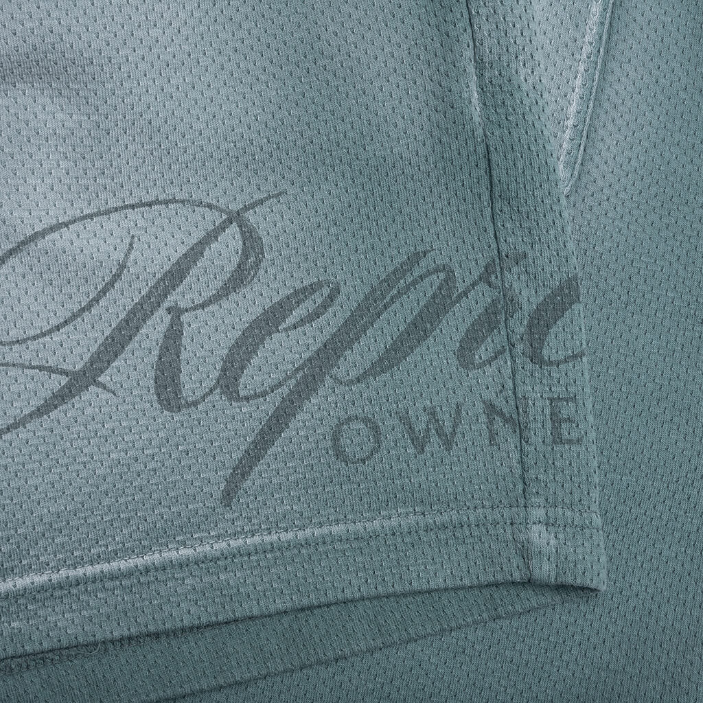 Owner Club Script Mesh Shorts - Vintage Green