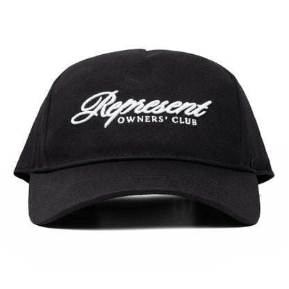 Owners Club Script Cap - Black
