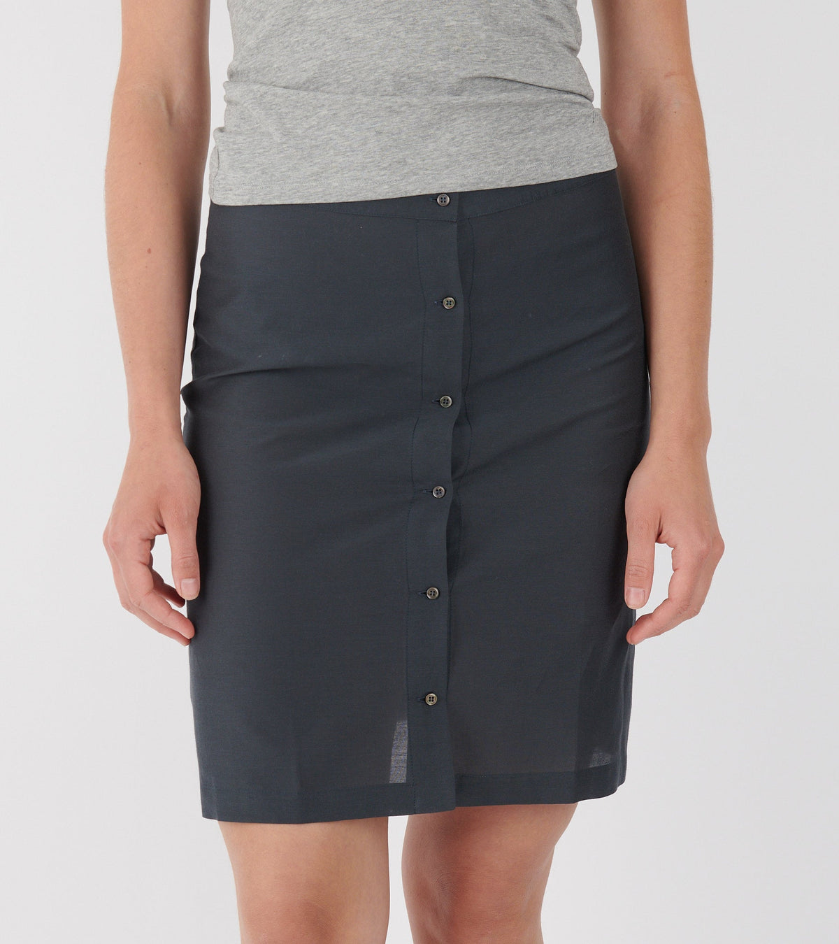 Ice Tea Wrap Overskirt Grey