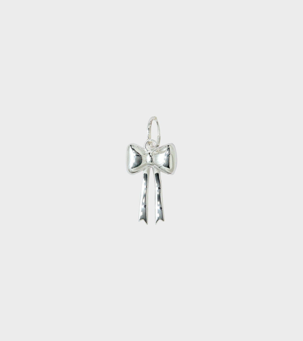 Bow Hoop Silver