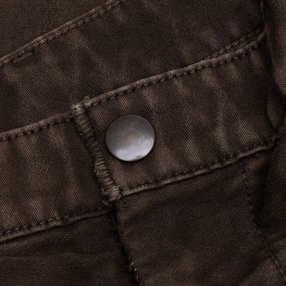 Straight-Leg Jeans - Brown