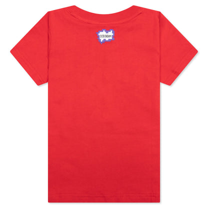 Kids Pop S/S Tee - Racing Red