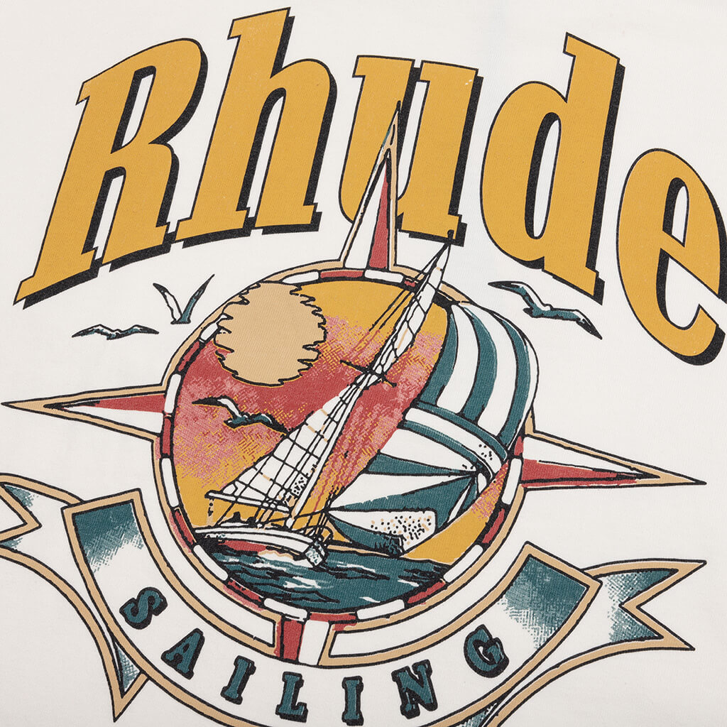 Port De Rhude Tee - Vintage White