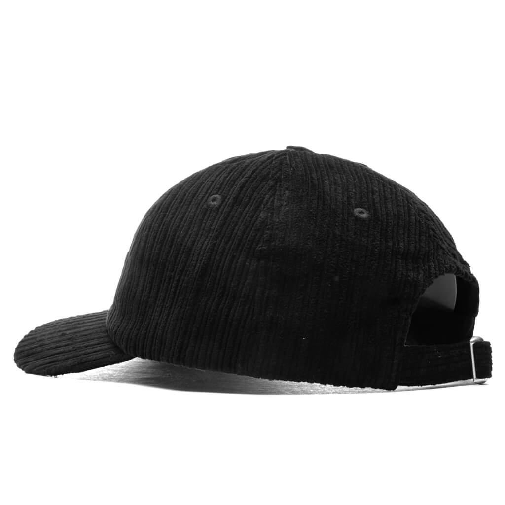 Corduroy Big Logo Low Pro Cap - Black