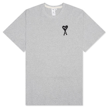 Puma x AMI Graphic Tee - Light Grey Heather