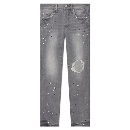 Purple Denim P001 - Worn Grey Paint Blowout