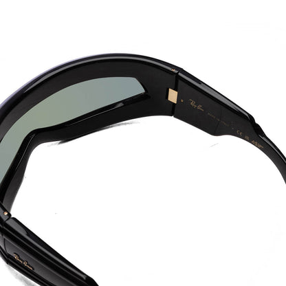 Ray-Ban x A$AP Rocky Ultra Wrap 001 - Black/Green Mirror Silver