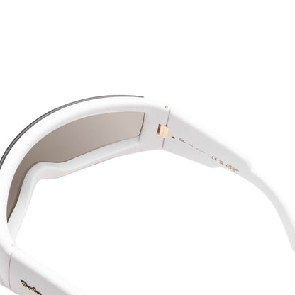 Ray-Ban x A$AP Rocky Ultra Wrap 002 - White/Brown Mirror Gold