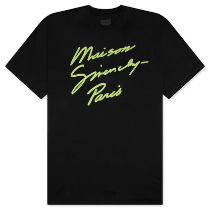 Maison T-Shirt - Black/Green