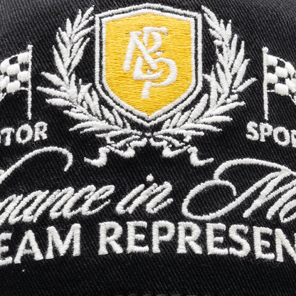 Crest Cap - Jet Black