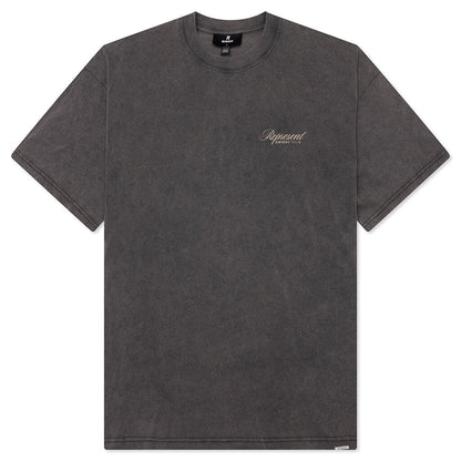 Owners Club Script T-Shirt - Vintage Grey
