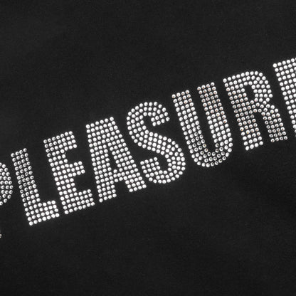 Rhinestone Impact Hoodie - Black