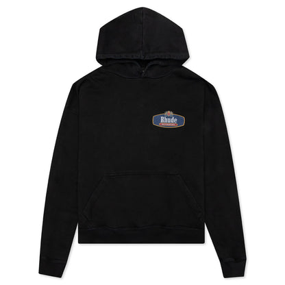 Racing Crest Hoodie - Black