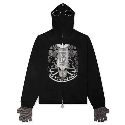 Royce Crown Hoodie - Black