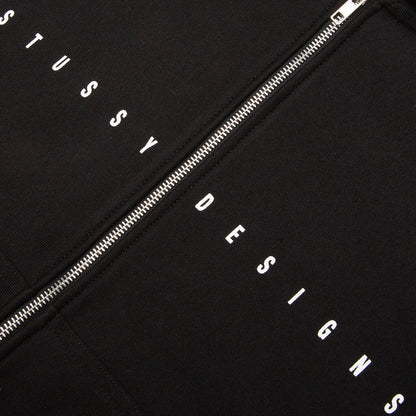 S Box Zip Hoodie - Black