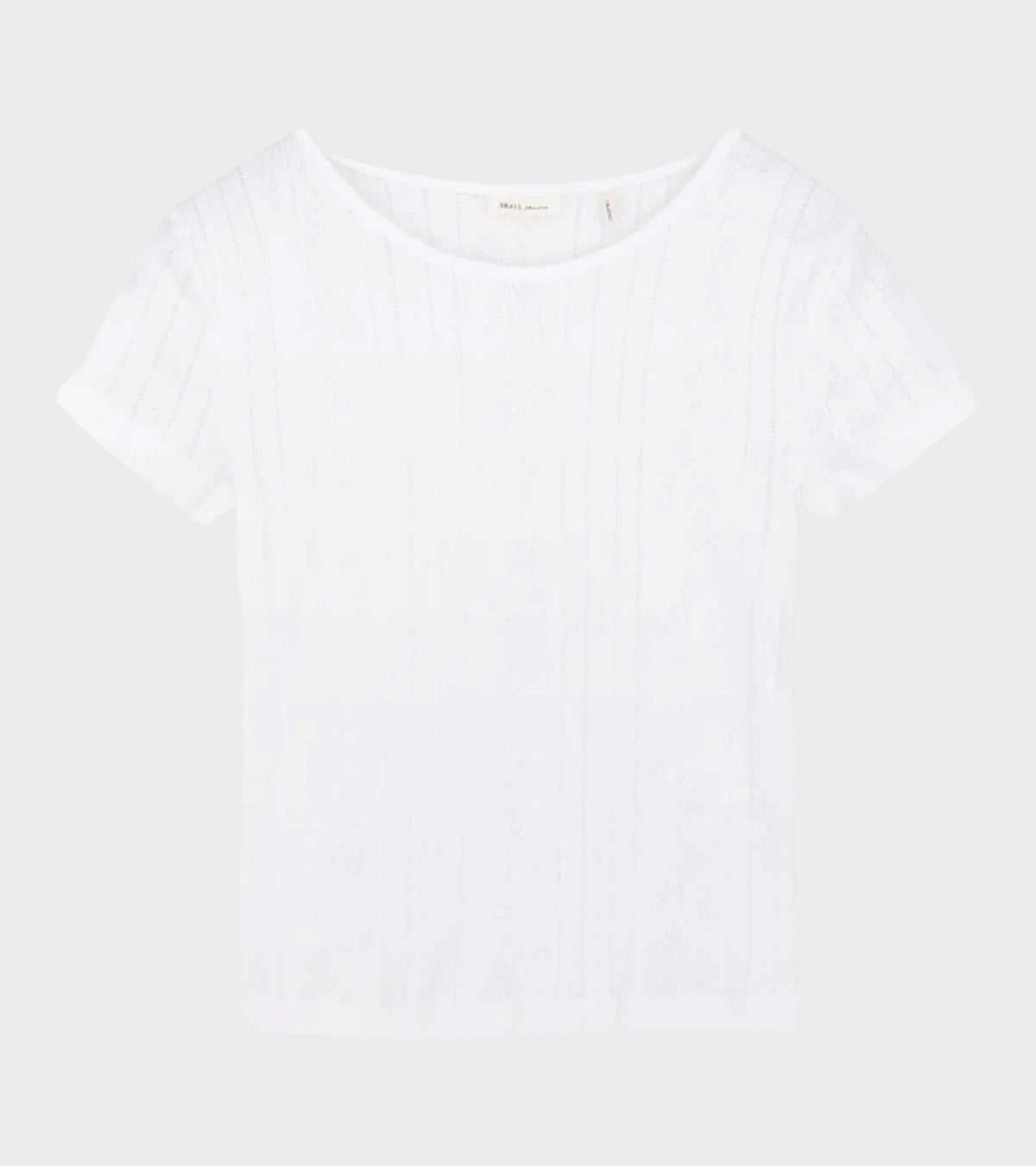 Anna Cap Sleeve Tee Optic White